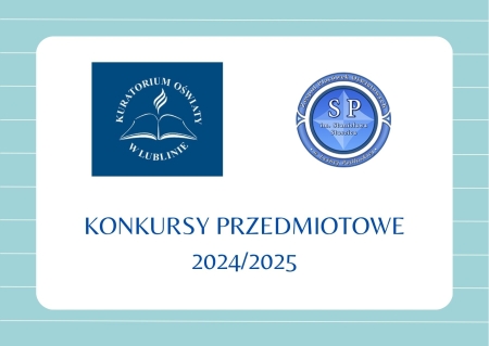 KONKURSY PRZEDMIOTOWE 2024/2025