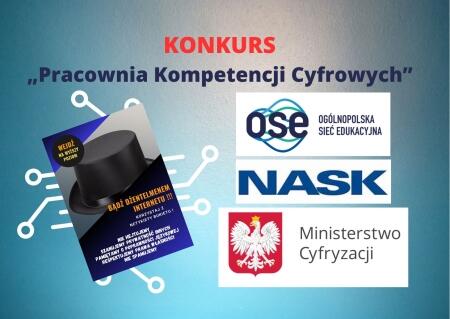 SUKCES NASZEJ SZKOŁY W KONKURSIE - ''PRACOWNIA KOMPETENCJI CYFROWYCH''