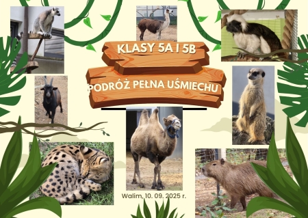Piątoklasiści w podróży pełnej śmiechu