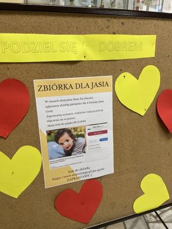 Zbiórka charytatywna dla Jasia w ramach obchodów Tygodnia Życzliwości i Pozdrowień