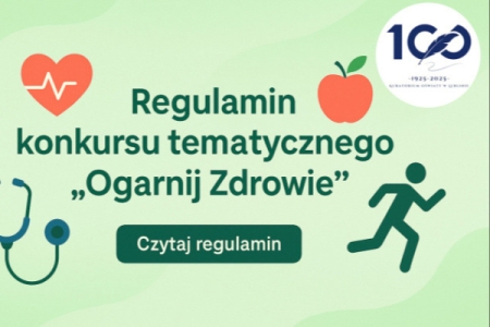 Konkurs tematyczny ''Ogarnij Zdrowie''