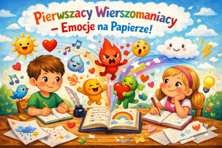 Pierwszacy wierszomaniacy - emocje na papierze.