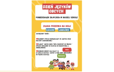 ? Dzień Języków Obcych w naszej szkole!